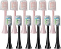 Replacement Brush Heads Compatible for SOOCAS X3U/X3Pro/X5 6/12pcs Bristle Electric Toothbrush Sealed Packed(SHUSHI-PK6BK6)