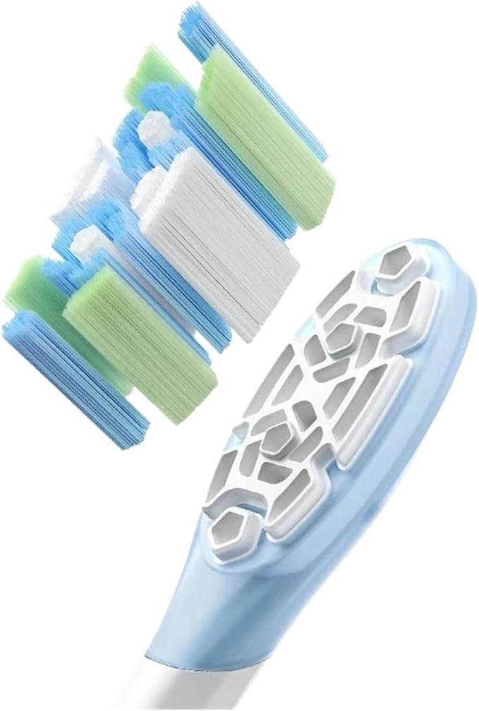 Electric Toothbrush Brush Head Compatible for Sonic Vibration Pro Spare Heads 3PCS(MBS308)