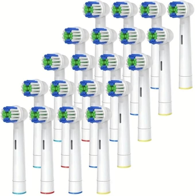 Electric Toothbrush Head Replacement Head - Compatible with Oral-B P2/4000/3757/d12/3766(20 pcs)