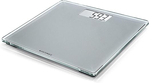 Soehnle Style Sense Compact 300 Bathroom Scales Compact Digital Weighing Scales Scales for Body Weight with Easy-to-Read LCD Display Extra-Flat Body Weight Scale Ideal for Small Bathrooms