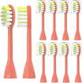 4Pack Replacement Toothbrush Heads Compatible with Ph One Soni Care Electric Head HY1100 HY1200 BH1022(8pcs Miami Coral)