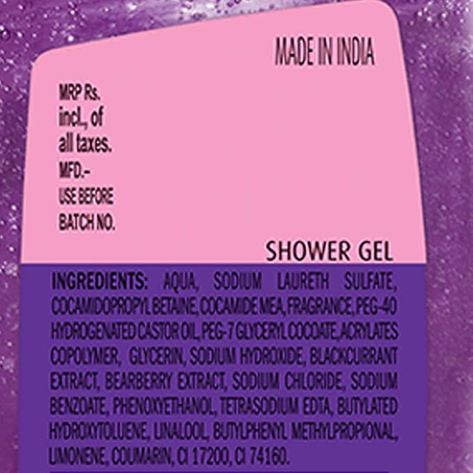 Fiama Di Wills Shower Gel BlackCurrant &amp BearBerry - 100 ML