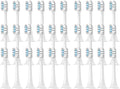4/8/12/16PCS Compatible for MIJIA T302 Replacement Toothbrush Heads Sonic Electric Vacuum DuPon Soft Bristle Brush(T302White Blue-30pcs)