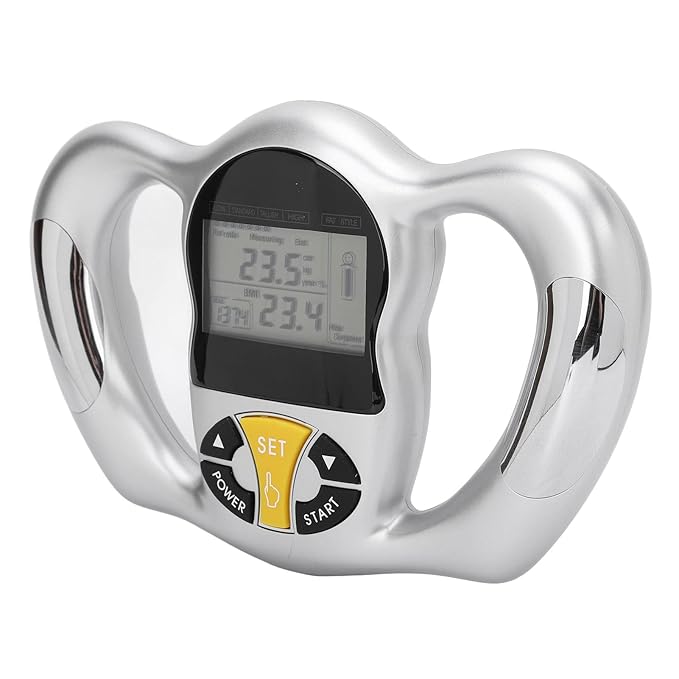 Handheld Body Fat Loss Monitor Body Composition Monitor with Scale BMI Meter Fat Analyzer Health Monitor Body Fat Monitor Device Handheld Body Fat Measurement Tool