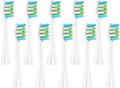 Toothbrush Head Compatible for X PRO/Z1/F1/One/Air 2/SE(10White)