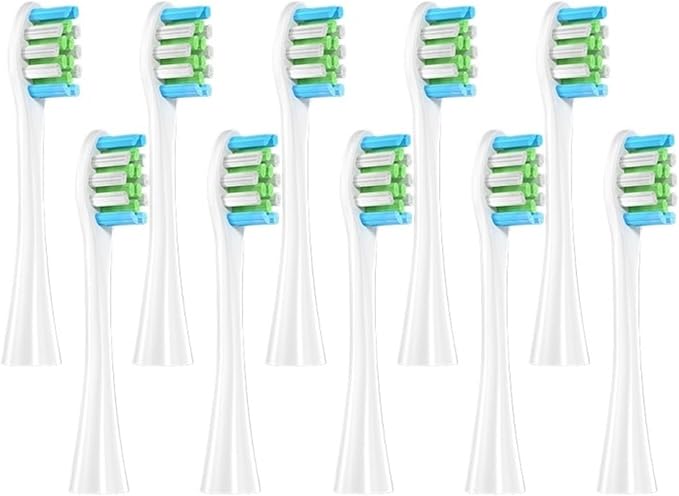 Toothbrush Head Compatible for X PRO/Z1/F1/One/Air 2/SE(10White)