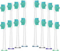 4/8/12/16/20 Pcs Toothbrush HeadsCompatible for HX6780 HX6781 HX6782 HX6902 HX6910 HX6911 HX9044 HX6074 HX9024 HX6730 HX6062(16PC)