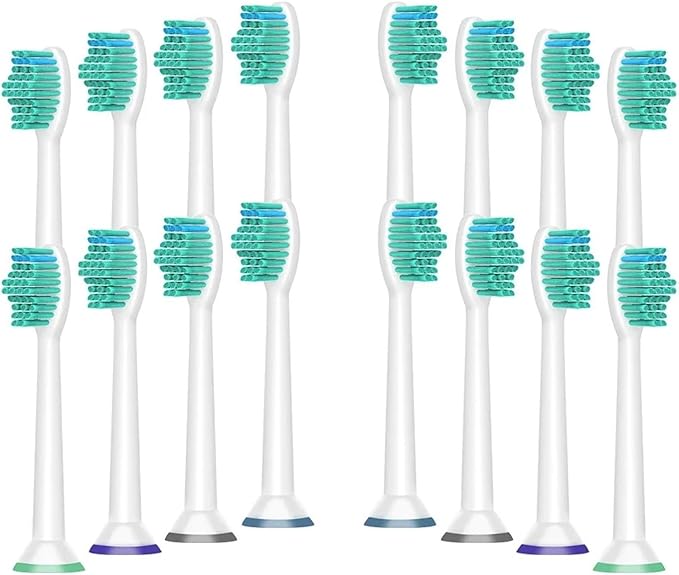 4/8/12/16/20 Pcs Toothbrush HeadsCompatible for HX6780 HX6781 HX6782 HX6902 HX6910 HX6911 HX9044 HX6074 HX9024 HX6730 HX6062(16PC)