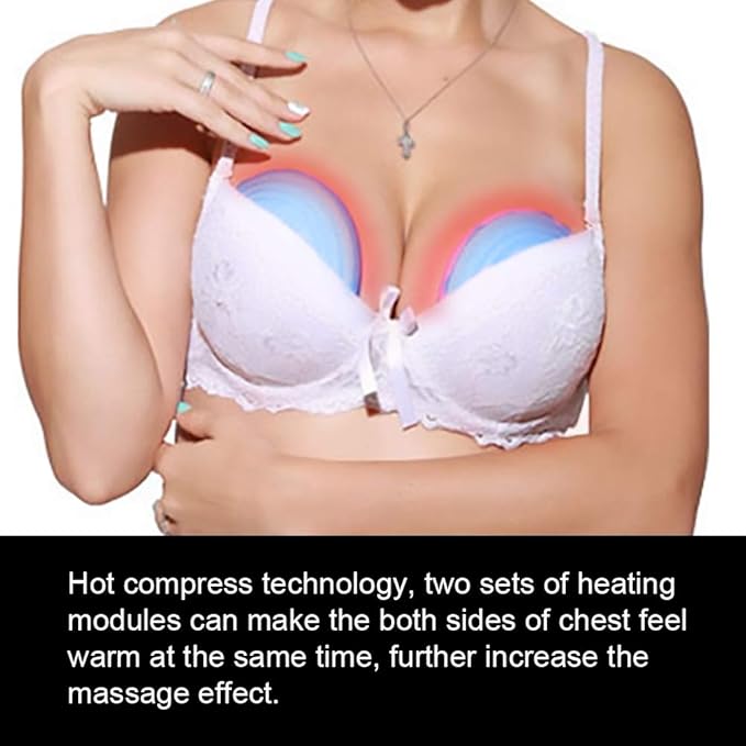 Wireless Electric Breast Massager Breast Enhancement Breast Massager Breast Lump Dredging Chest Enlargement Anti Sagging Breast Massage Machine