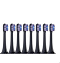 8PCS Replacement Brush Heads Compatible for XIAOMI MIJIA T700 Sonic Electric Toothbrush Bristle with Caps Sealed Pack(Purple)