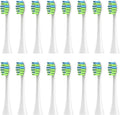 Compatible for 360 T1 Y1 Toothbrush Replacement Heads16pcs(16pcs Whitening)