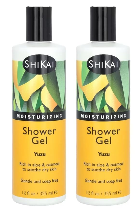 ShiKai Moisturizing Shower Gel  Yuzu (Japanese Citrus) 12 fl oz - 2pc