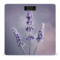 Lavender Flower Weight Scale Highly Accurate Digital Weighing Scale with Large LCD Display Smart Bathroom Scales for Home Bedrooms and Gift Giving