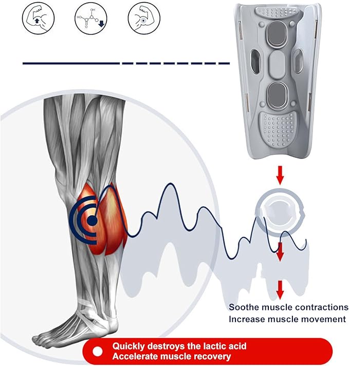 Jiawu Leg Massager for Circulation Calf Massager with 15 Helpful for Pain Relief Edema and Muscles Relaxation Gift for Wife Parents Friends
