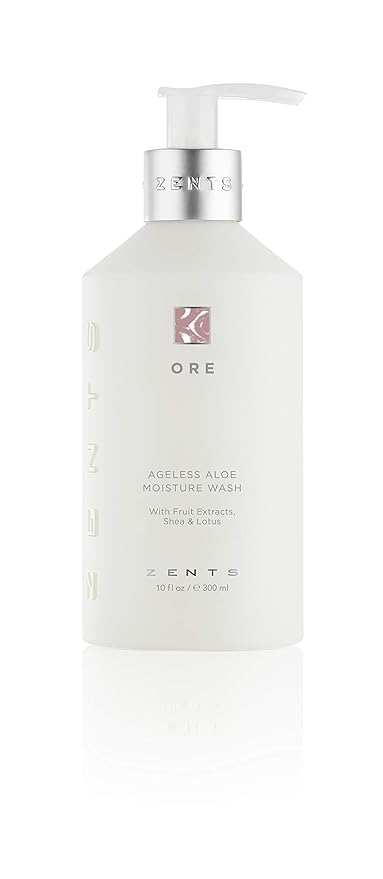 Zents Hand &amp Body Wash (Ore Fragrance) | Hydrating Anti-Aging Cleanser with Organic Shea Butter &amp Aloe for Dry Skin | Gentle &amp Nourishing | 10 fl oz