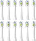 Replacement Brush Heads Compatible for with Sonicare Electric Toothbrush Fit EasyClean Gum Health FlexCare Healthy(12pcs White)