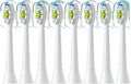 Compatible for 4/8pcs Replacement Toothbrush Heads Compatible with Philips Sonicare Soft Electric Brush Head 4100 6500 6100 7500 5(8pcs White)