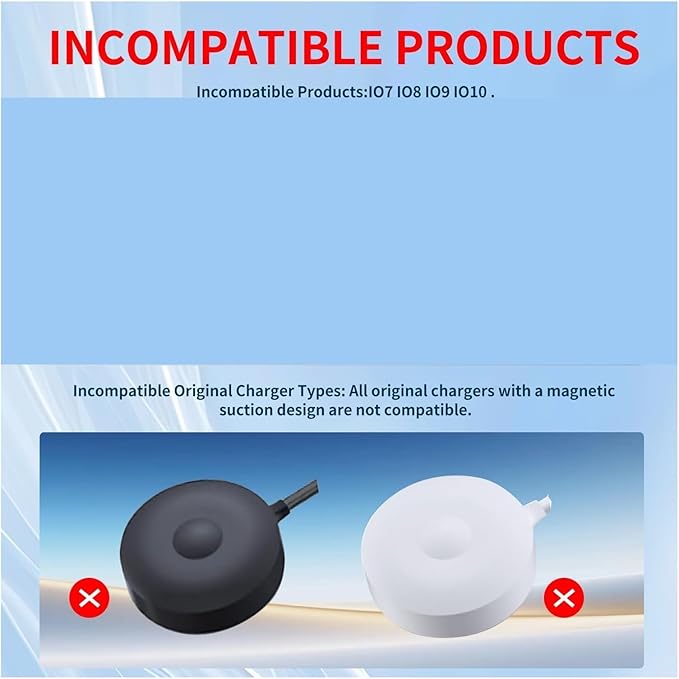 Electric Toothbrush ChargerCompatible for Oral-B Compatible for Braun Models Wall(Excludes IO 7/8/9/10 Series and Sonic Pulse Series) 2-in-1(US W)