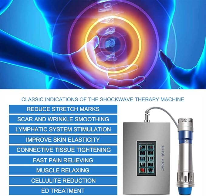 Muscle Massage Gun Impulse Gun Deep Tissue Percussion Muscle Massager for Neck Back Shoulder Body Pain Relief Electric Spine Chiropractor 7 Heads Chiropractic Adjustment Tool