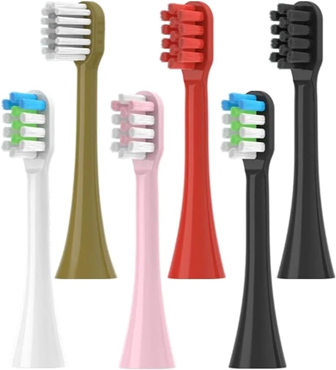 Replacement Toothbrush HeadsCompatible for ROAMAN T3/T5/T10/T10S/T20/E7/V5 Electric(8pcs Pink)