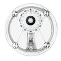 Mechanical Weight Scale Large Dial for Accurate Measurement No Battery Measuring Weight Up to 120kg Easy to Use Mechanical Bathroom Scales
