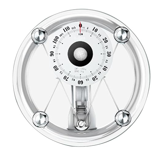 Mechanical Weight Scale Large Dial for Accurate Measurement No Battery Measuring Weight Up to 120kg Easy to Use Mechanical Bathroom Scales