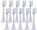 5 PCS Replacement Toothbrush HeadsCompatible for T300 T500 Teeth Brush Soft Teethbrush Nozzles(10 White Soft)