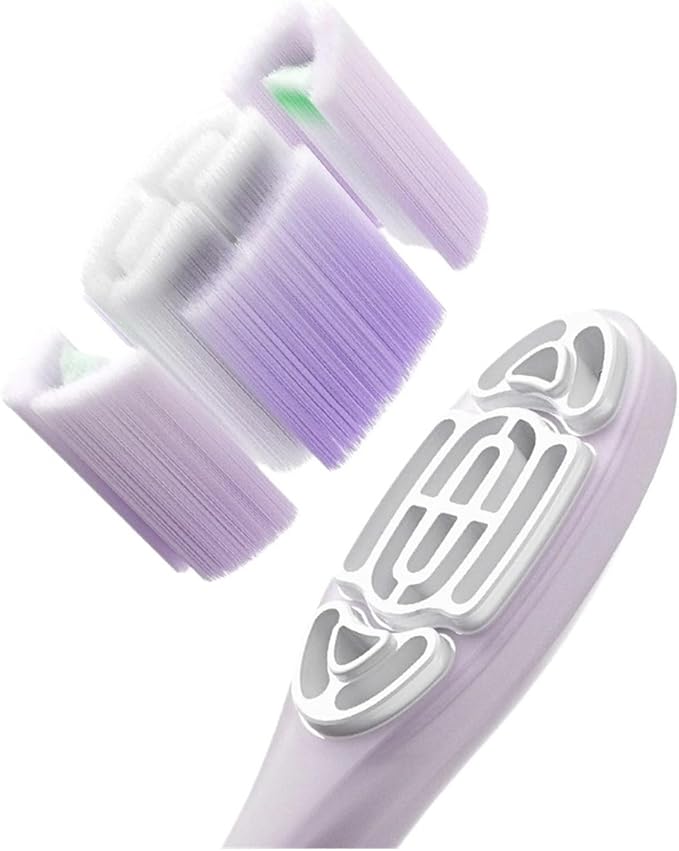 Oscillation Electric Toothbrush Replacement Heads (Soft &amp Clean)Compatible for MES609 MES610 MES613(Soft Heads)
