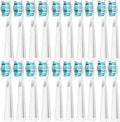 20 Pcs Replaceable Brush Heads RefillCompatible for Seago Electric Toothbrush FW/SG 507/508/515/551/917/959(20 White)