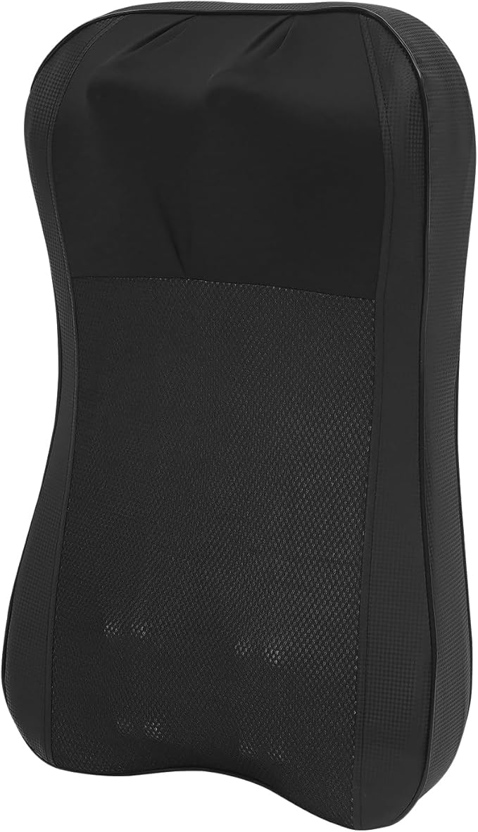 Back Massager with Heat Function Electric Ergonomic Chair Pad for Neck Shoulders Waist Legs 3 Vibration Modes Electric Back Massager Comfortable for Home Office Sofa Use