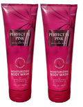Bath and Body Works Moisturizing Body Wash 10 oz each - Pack of 2 (Perfect In Pink)