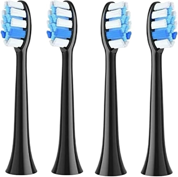 Electric Toothbrush HeadsCompatible for Fairywill P11 T9 P80 16pcs(16BLACK)
