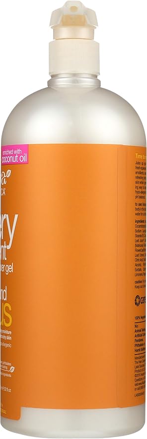Alba Botanica Very Emollient Bath &amp Shower Gel - Island Citrus 32 fl oz (947 ml) Gel