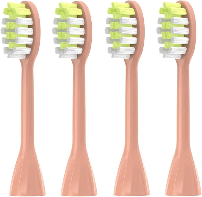 4/10pcs Toothbrush Replacement Heads Compatible with HY1200/06 BD1003/AZ(4pcs Pink)