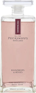 Pecksniffs Prestige 500ml Bath Soak Decanter Raindrops &amp Roses