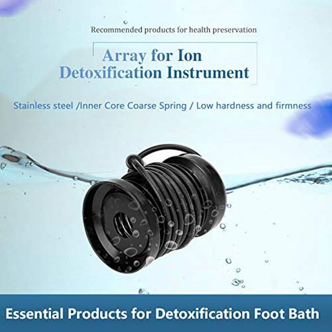Salon Style 12 Pieces Stainless Steel Aqua Ionic Cleansing Accessory Arrays for Detox Foot Spa Machine System Health Care