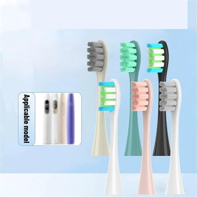6 Pack Replacement Brush Heads for X/One/SE/XPRO/Z1/AIR Sonic Soft Bristles Waterproof &amp Vacuum Sealed(BGE 6Pcs)