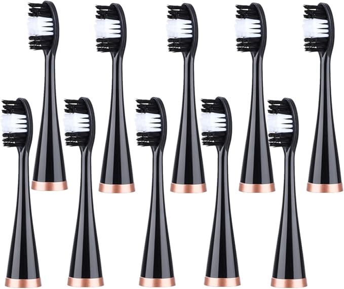 10/8pcs Electric Toothbrush Replacement HeadsCompatible for LC-H156/M07 Smart Tooth Brush Replace Heads(White)