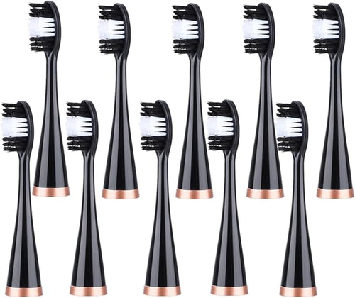 10/8pcs Electric Toothbrush Replacement HeadsCompatible for LC-H156/M07 Smart Tooth Brush Replace Heads(Army Green)