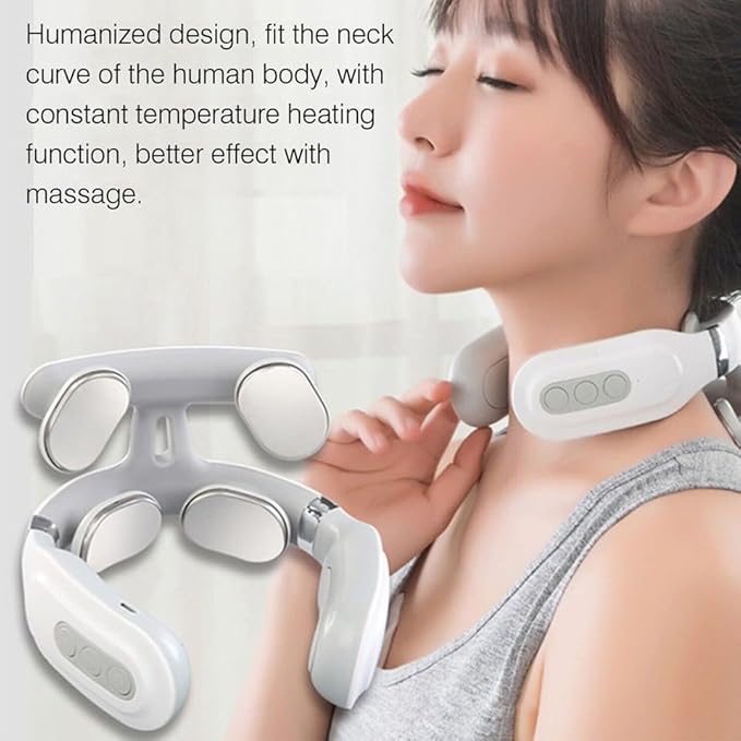 Neck Massager with Heat Electric Massager for Neck Shoulder Pain