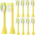 4Pack Replacement Toothbrush Heads Compatible with Ph One Soni Care Electric Head HY1100 HY1200 BH1022(8pcs Yellow)