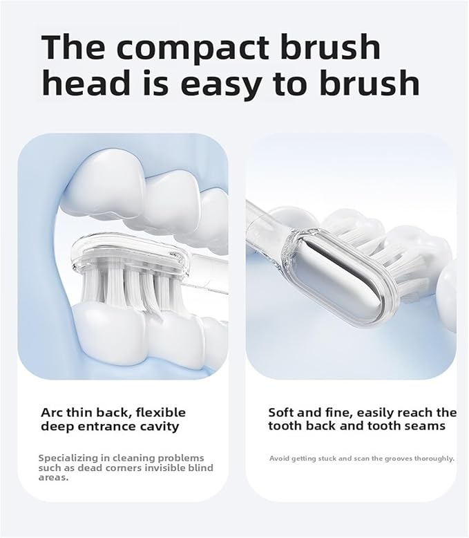 Compatible for Laifen Electric Toothbrush Brush Head [Cushioning Model] LFTBO1-S LFTB01-P ABS LFTB01-A