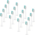 4/8/12/16/20PCS Replacement Toothbrush Head Compatible Withz Compatible for Phil Sonic Electric Refills Fit Diamond Cleaning(Gold)