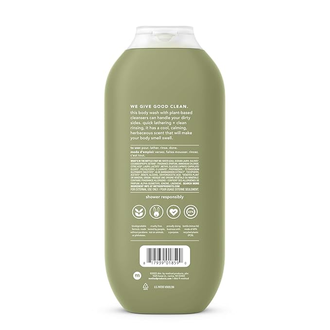 Method Men Juniper + Sage Body Wash 18oz (Pack of 3)