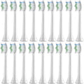 4pcs Replacement Brush HeadCompatible for PH Sonic Care Diamondclean Electric Toothbrush(18 White)