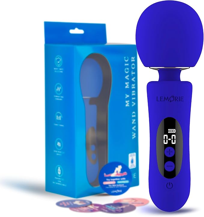 Portable Wand Massager- Rechargeable Handheld Personal Wand Massager for Women - Waterproof Quiet Electric Massager for Back Neck and Muscle Recovery