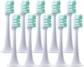 Compatible for Xiaomi Mijia T300 T500 T700 Ultrasonic for Electric Toothbrush Nozzles High-Density Replacement Tooth Brush Head(White-Soft)