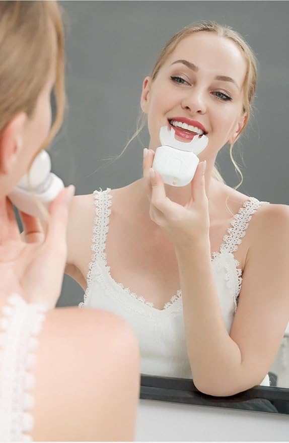 Adult U-Shaped Electric Toothbrush Sound Wave Soft bristled Male and Female Teeth Beauty Device Full Body Washing and Charging Automatic timed Teeth Cleaner