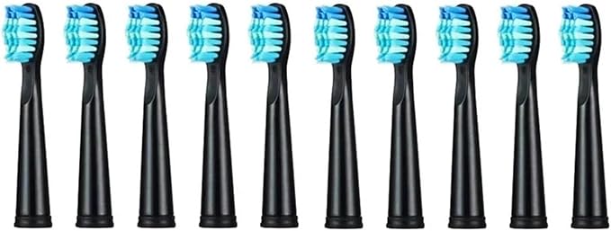 Replacement Brush Heads Compatible for FW/SG 507/508/515/551/917/959/908(10pcs Black)