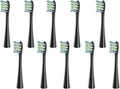 Brush Head Replacement Compatible for Oclean Electric Toothbrush Soft Bristle X/X PRO/ Z1 Brushes Replaceable(10 Black)